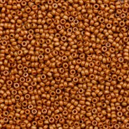 Miyuki seed beads 15/0 - Duracoat opaque sienna brown 15-4459